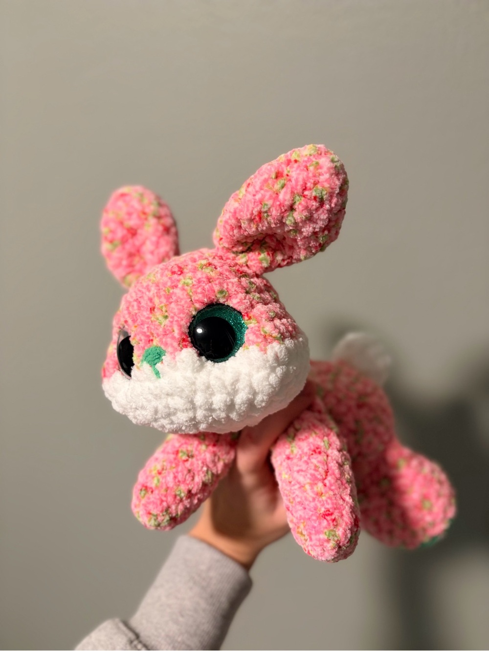Crochet Splooting Bunny Rabbit - Picture 2 of 3